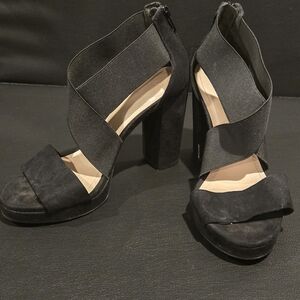 Elegant Black H&M Women's 4 Inch Heels